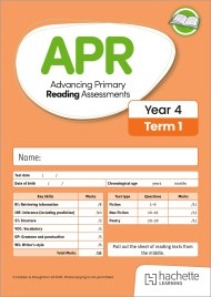 Advancing Primary Reading Assessments, Year 4 Term 1, 10pk